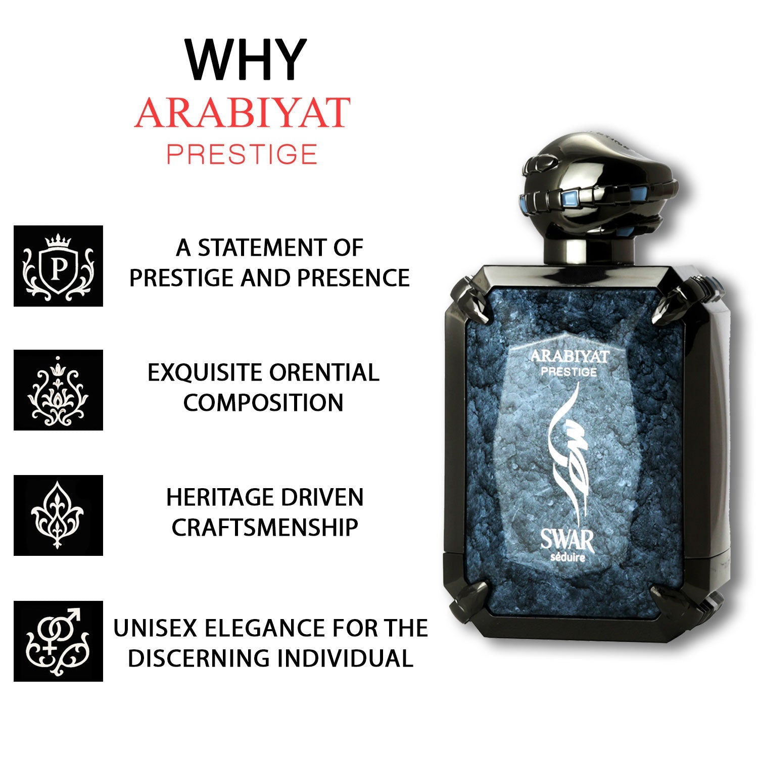 Arabiyat Prestige Swar Seduire| EDP, 100ml Unisex - Image 6 - Buy from Indicrest