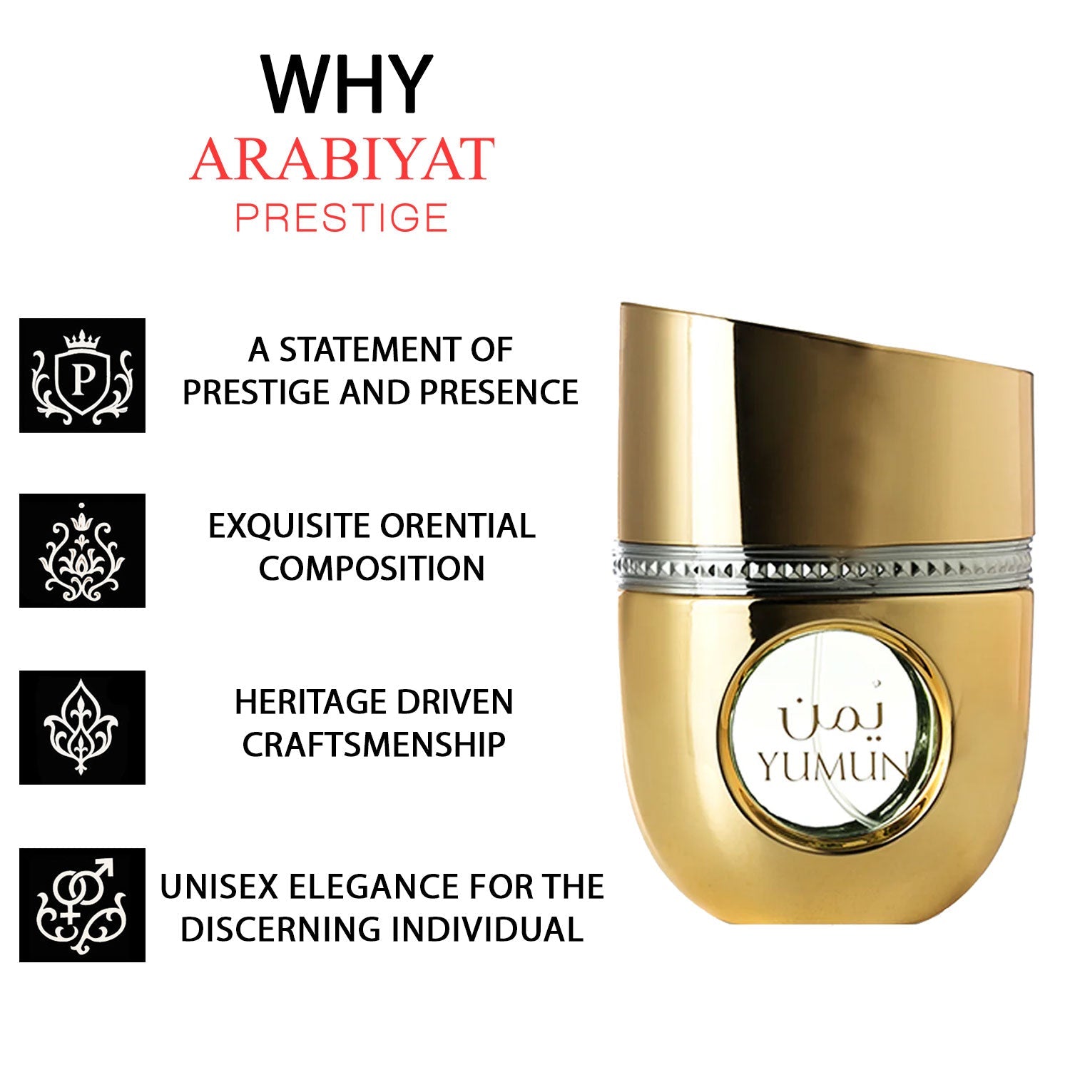 Arabiyat Prestige Yumun EDP, 100ml Unisex - Image 5 - Buy from Indicrest