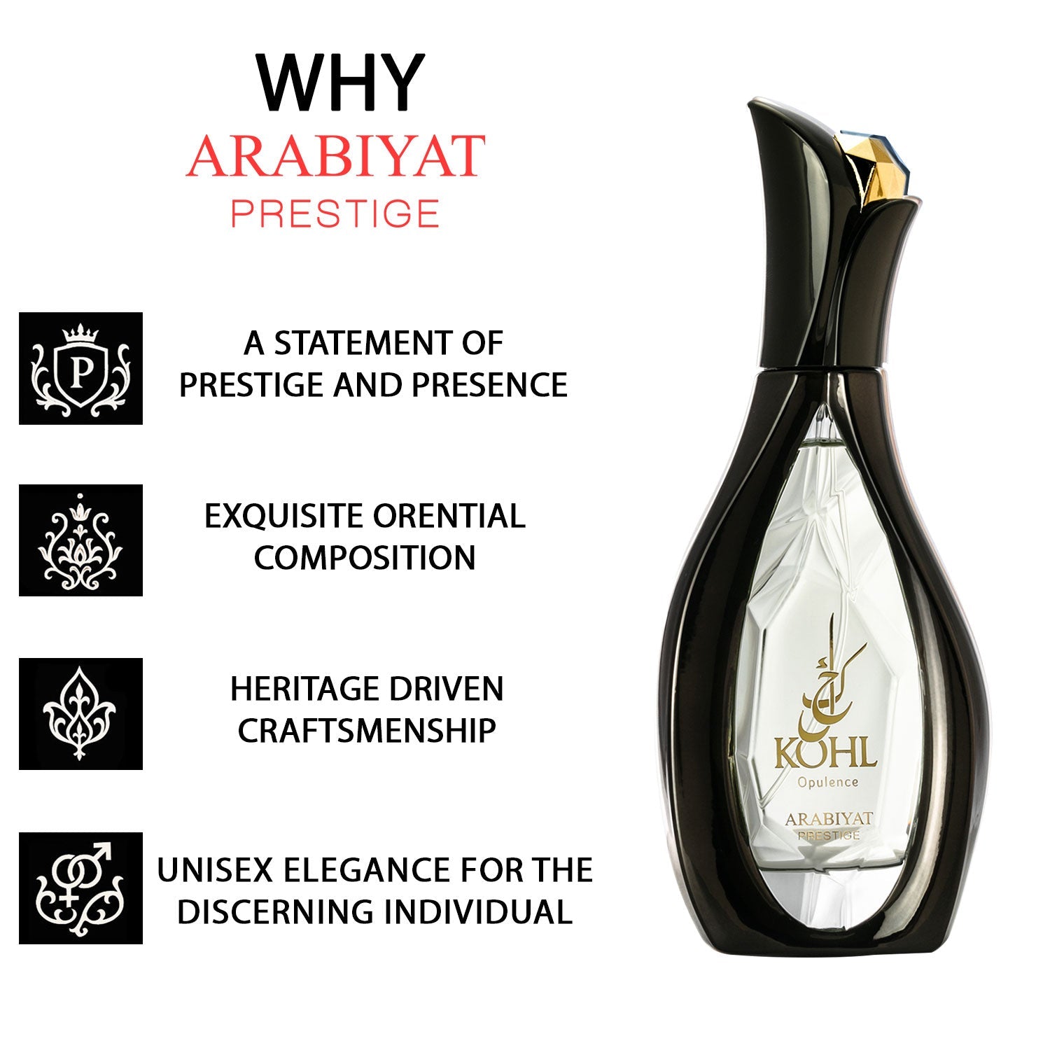 Arabiyat Prestige Kohl Opulence EDP, 100ml Unisex - Image 5 - Buy from Indicrest