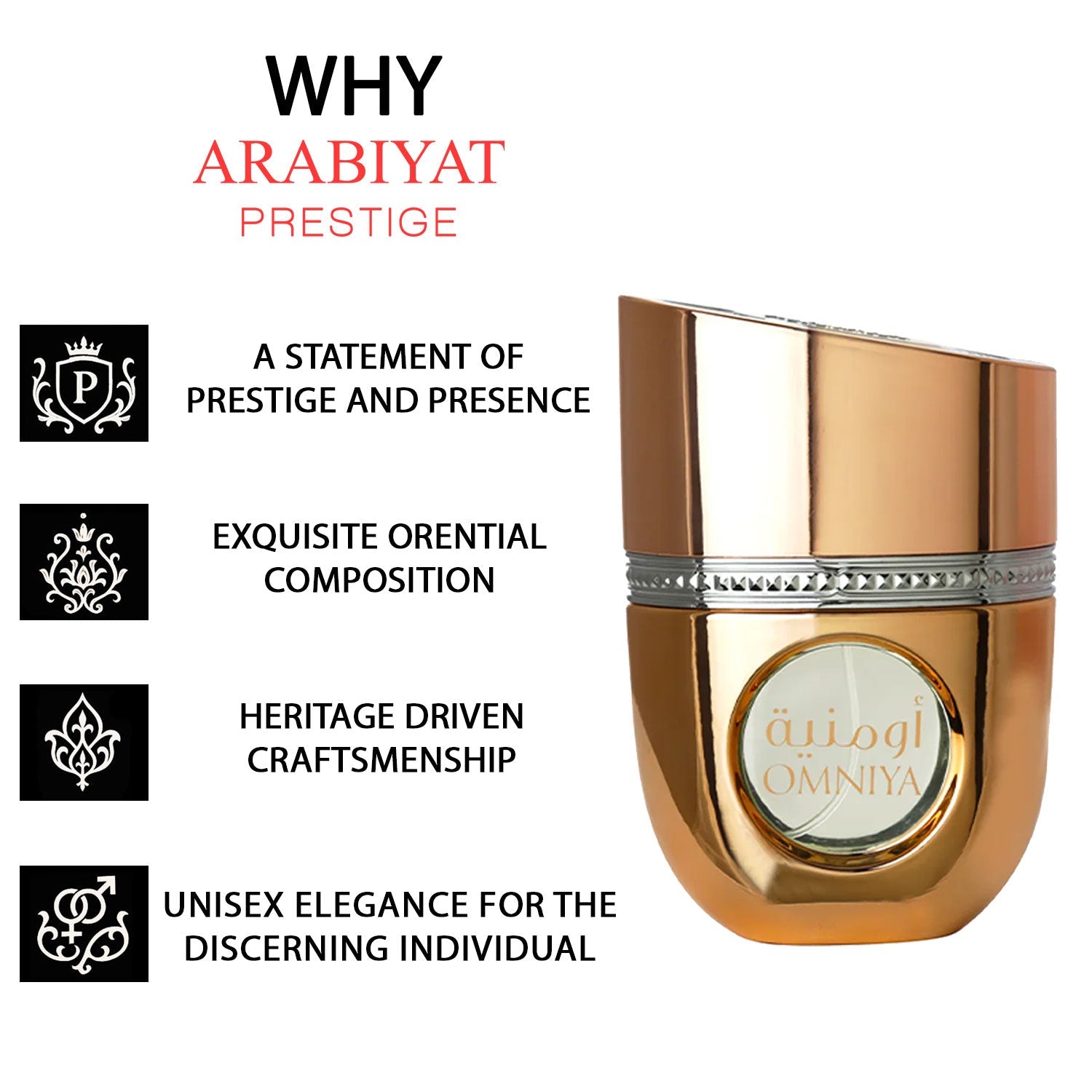 Arabiyat Prestige Omniya EDP, 100ml Unisex - Image 5 - Buy from Indicrest
