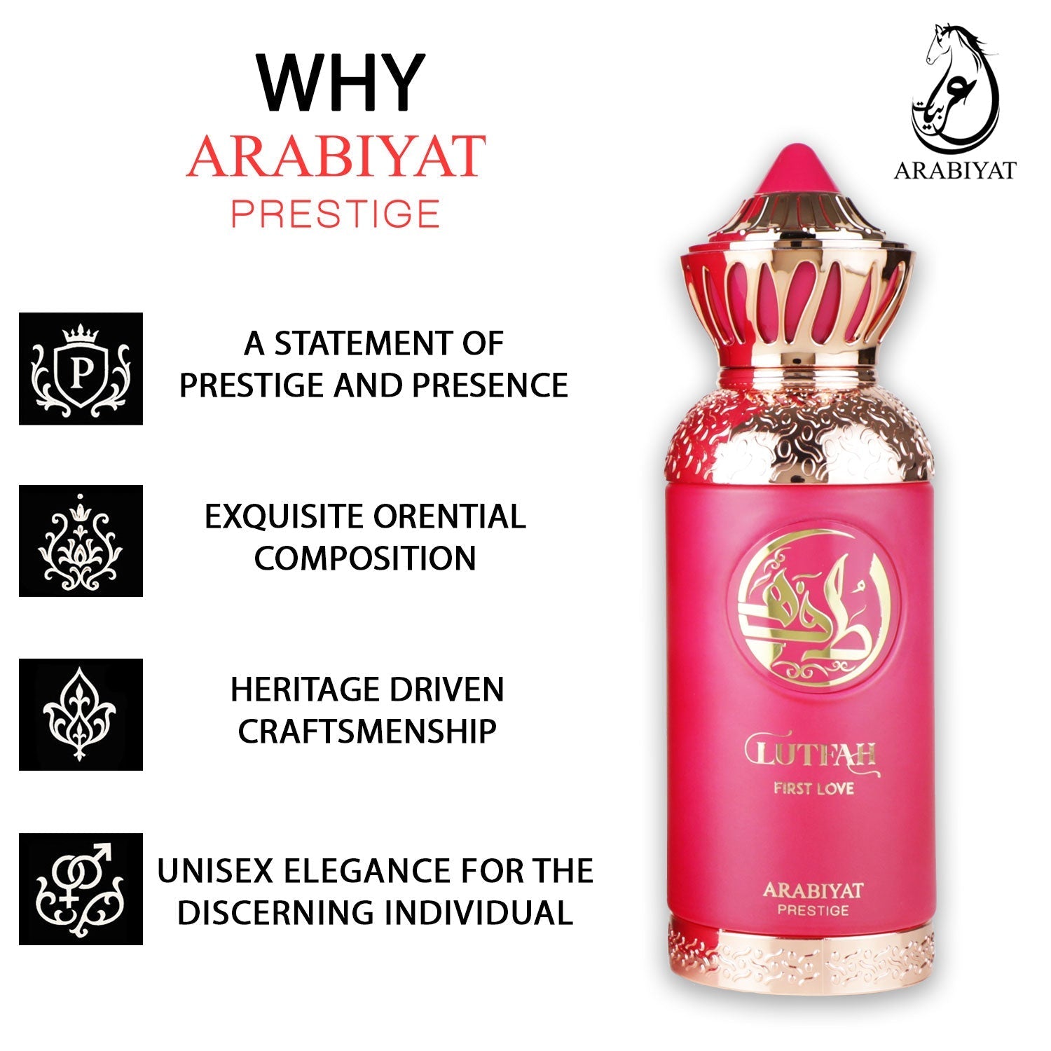 Arabiyat Prestige Lutfah First Love| EDP, 80ml UNISEX - Image 9 - Buy from Indicrest