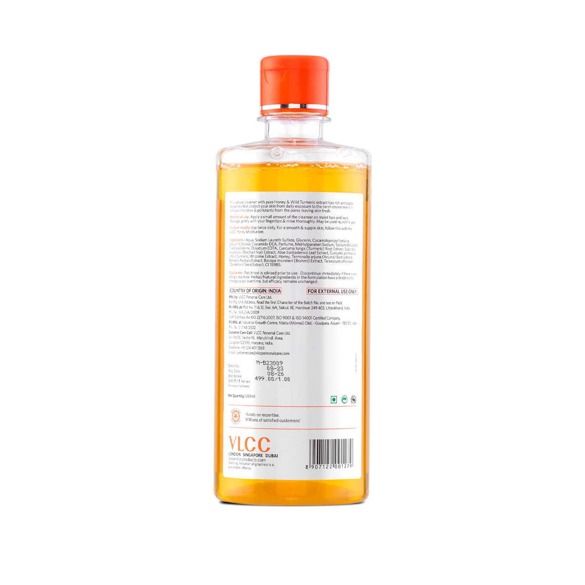 VLCC Wild Turmeric Face Wash - 500 ml - Image 6 - Buy from Indicrest
