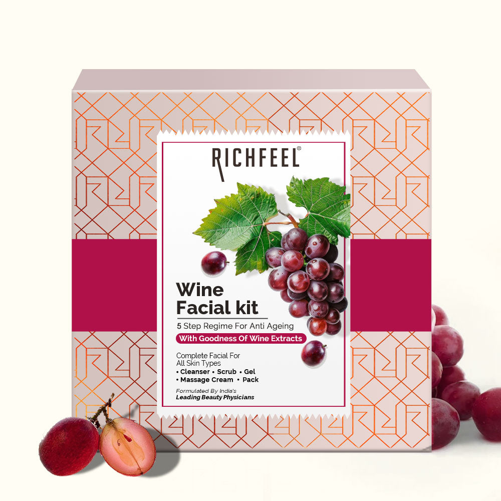Richfeell Wine Facial Kit 30 gm - Buy from Indicrest