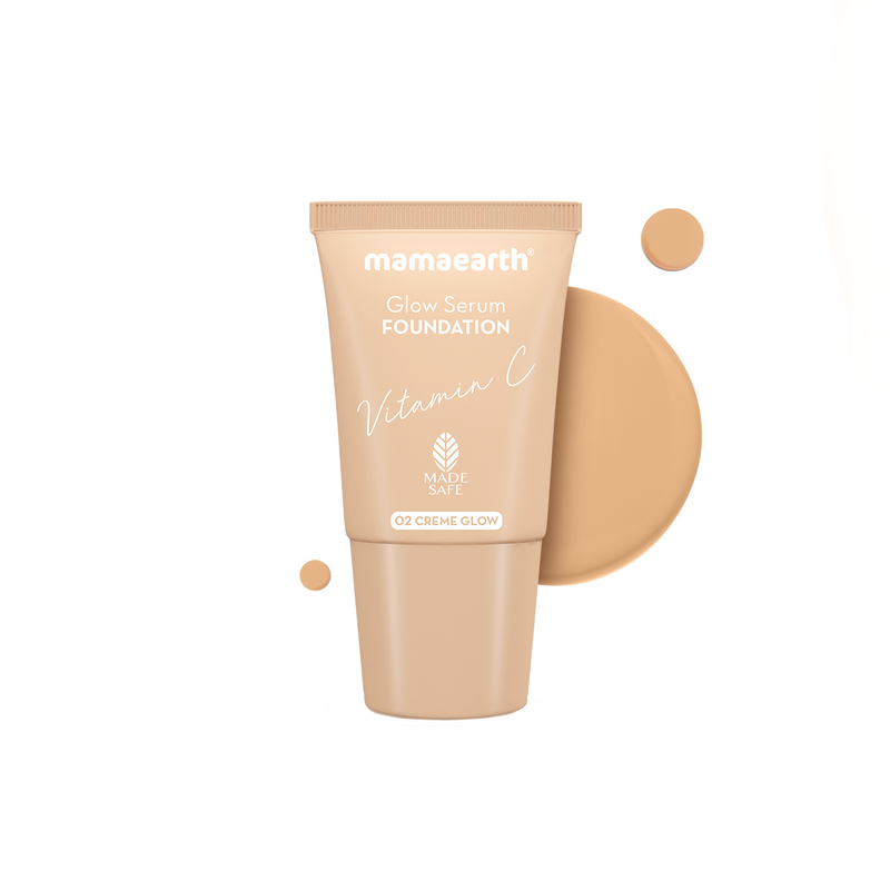 Mamaearth Glow Serum Foundation Mini Tube, Creme Glow, 18ml - Buy from Indicrest