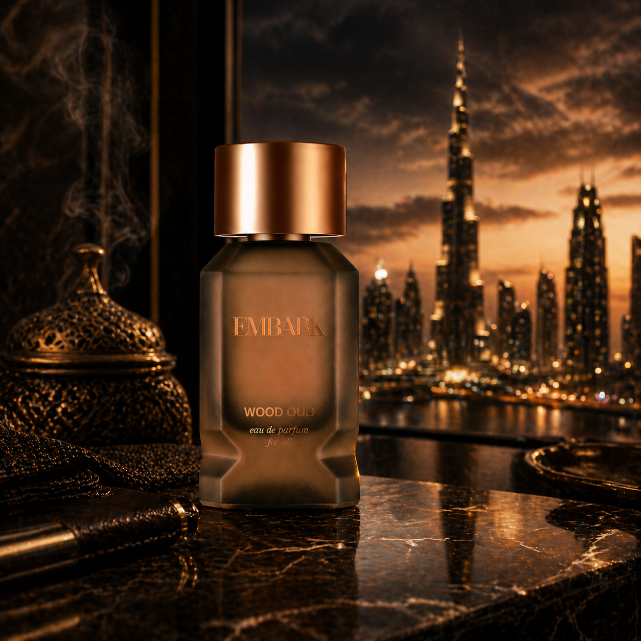 Embark Perfumes Wood Oud For All - Eau De Parfum (EDP) SPICY - WOODY, 100 ml