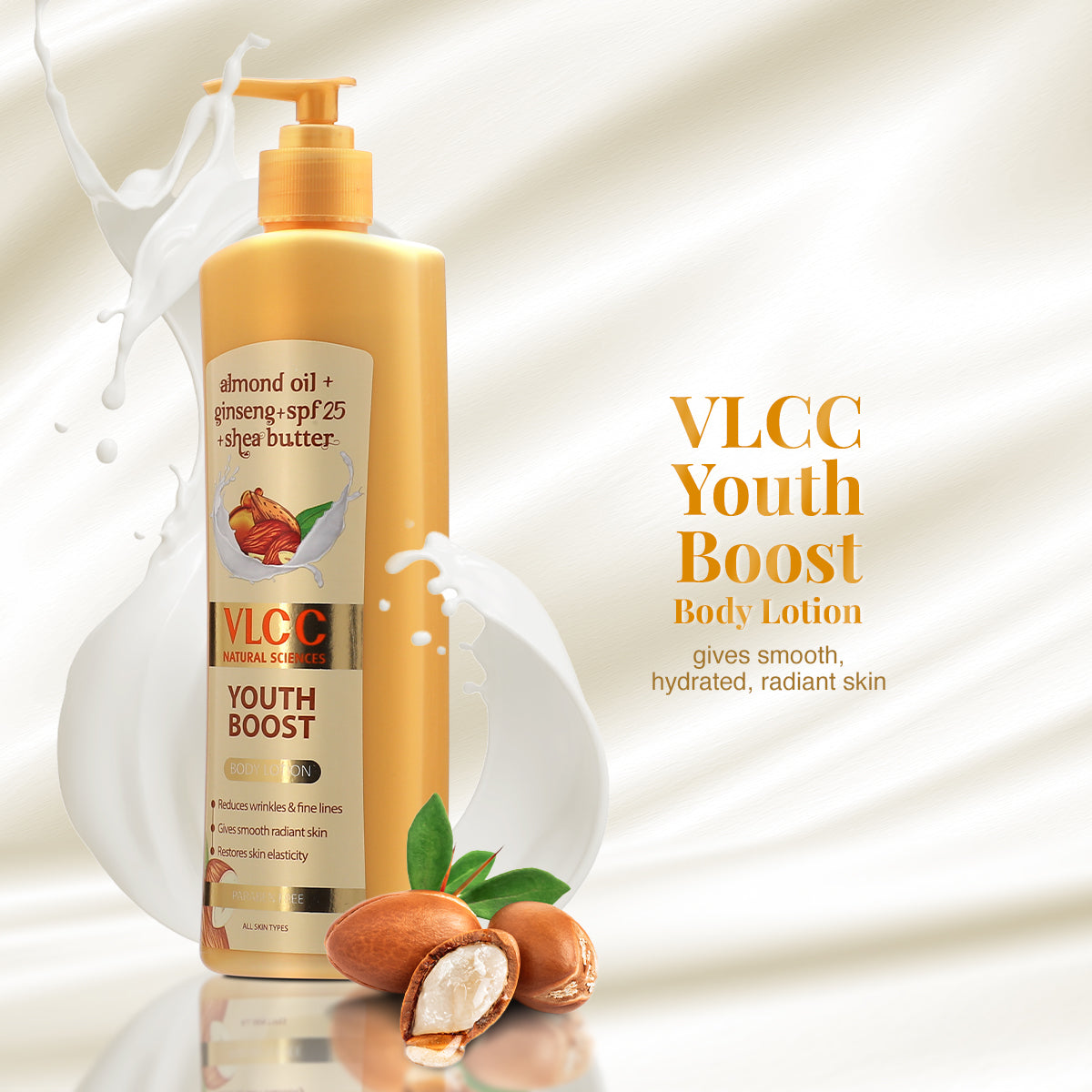 VLCC Youth Boost Body Lotion SPF 25 PA+++ -  400 ml - Image 2 - Buy from Indicrest